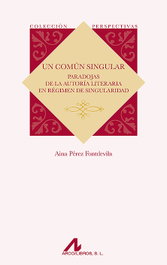 Un común singular, Aina Pérez Fontdevila - ARCO-LIBROS