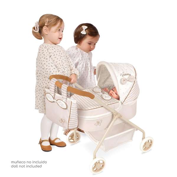 Decuevas Verona Coche de Muñeca para Muñecas de hasta 42 cm - 35x50x56 cm - Mi Primer Coche - Metal, Plástico, Poliéster