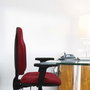 PIQUERAS Y CRESPO Silla de oficina Algarra con mecanismo Asincro, Blanco