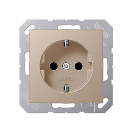 Jung A 1520 CH Toma de corriente SCHUKO 16A 250V Champán