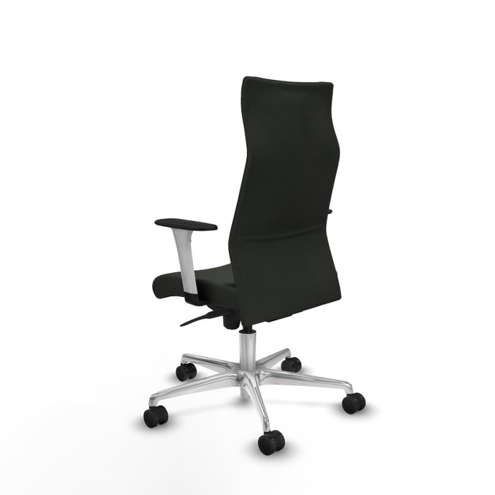 PIQUERAS Y CRESPO Sillón Albacete Negro con Mecanismo Sincro y Base de Aluminio PIQUERAS Y CRESPO Sillón Albacete Negro con Mecanismo Sincro y Base de Aluminio