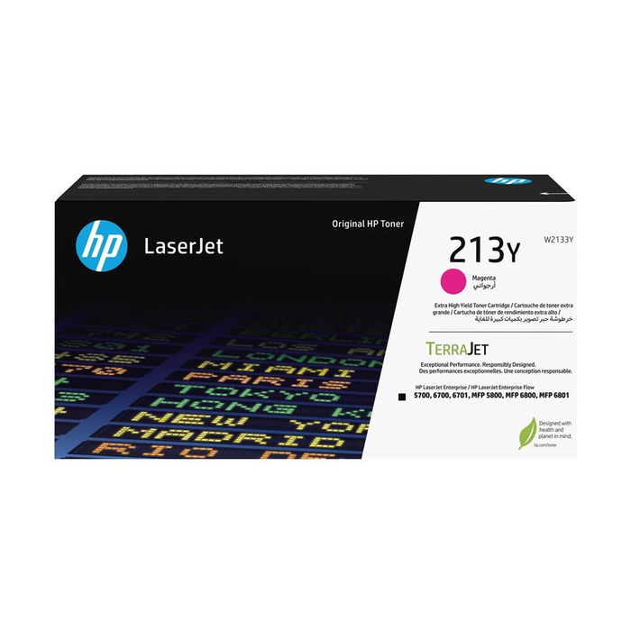 HP Toner 213Y / W2133Y Magenta para impresoras HP compatibles HP Toner 213Y / W2133Y Magenta para impresoras HP compatibles