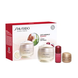 Shiseido Benefiance Wrinkle Smoothing Cream Estuche 3 piezas Crema Facial 50 ml + Sérum 10 ml + Crema de Noche 15 ml