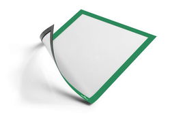 Marco Durable Magnetico Duraframe A4 Verde Bolsa De 5