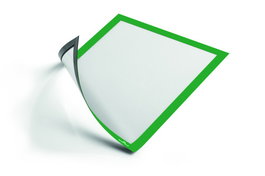 Marco Durable Magnetico Duraframe A4 Verde Bolsa De 5