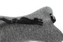 DKD Home Decor Surtido de 2 Cojines de Viaje en Gris Claro y Gris Oscuro