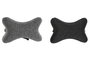 DKD Home Decor Surtido de 2 Cojines de Viaje en Gris Claro y Gris Oscuro