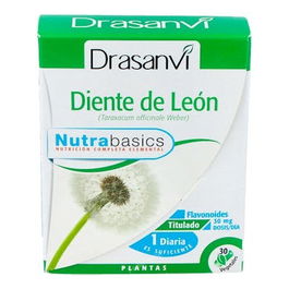 DRASANVI Diente De Leon 30 Cap. Extracto con 10% Flavonoides para Función Biliar y Hepática