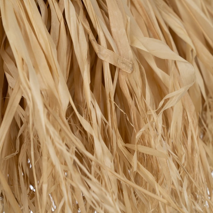 Lámpara Techo Fibra Natural Iluminación 50 X 50 X 35 cm