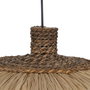 Lámpara Techo Fibra Natural Iluminación 50 X 50 X 35 cm