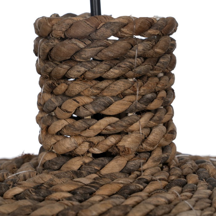 Lámpara Techo Fibra Natural Iluminación 50 X 50 X 35 cm