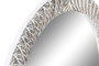 DKD Home Decor Espejo Tallado Decapé Blanco 75x4x90 cm