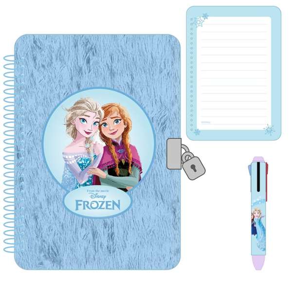 Safta Set de Diario con Candado y Bolígrafo Frozen Disney Safta Set de Diario con Candado y Bolígrafo Frozen Disney