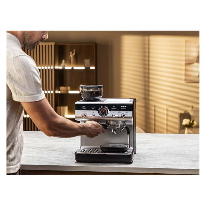 Krups Precision XP801T10 Máquina espresso Negro y Acero inoxidable