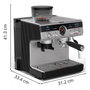 Krups Precision XP801T10 Máquina espresso Negro y Acero inoxidable