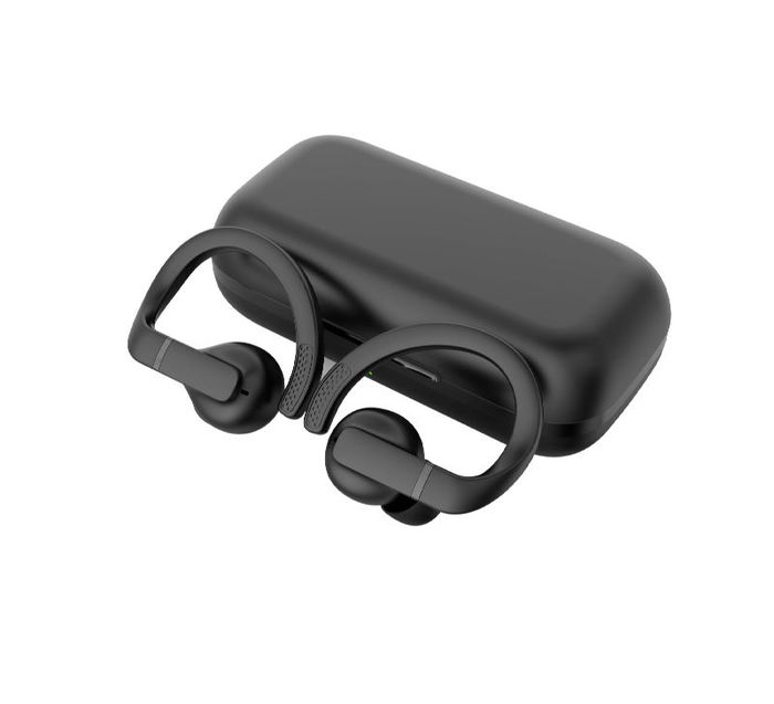 Daewoo Auriculares TWS Sport Bluetooth 5.3, Impermeables IPX4, Color Negro, Batería Auriculares 50mAh/Case 600mAh