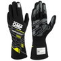 Omp Guantes Sport FIA 8856-2018 My2025 Negro/Amarillo Fluo Talla XL