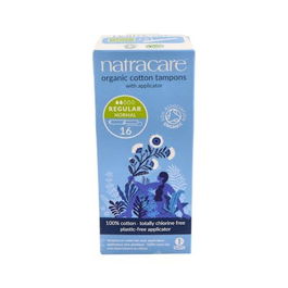 Natracare Tampon Regular Con Aplicador 16Uds Algodón Orgánico