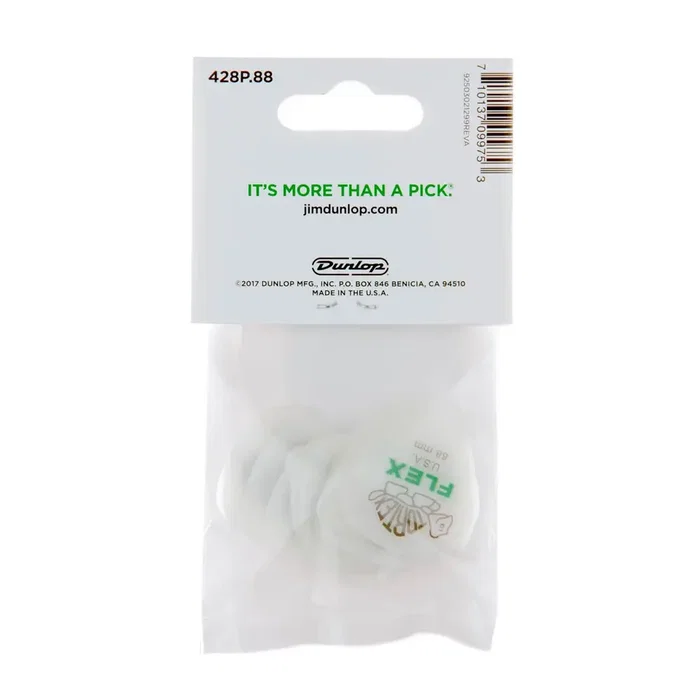 DUNLOP Púas Tortex Flex Standard 0,88 mm (pack de 12)