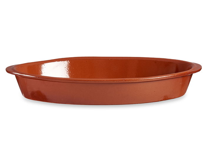 La Dehesa Fuente Oval Barro Refractario Miel 37x23 Cm (Set de 7)