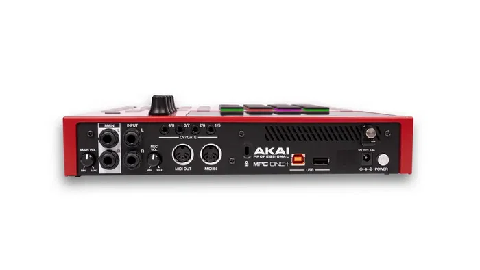 AKAIPRO Mpc-One Centro de Producción Musical con 37 Teclas, Pads RGB, Pantalla Táctil de 7", 32GB Interna, WLAN/Bluetooth y Conectividad DMX