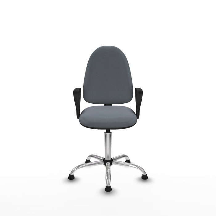 PIQUERAS Y CRESPO Silla de oficina Aýna Gris con brazos fijos PIQUERAS Y CRESPO Silla de oficina Aýna Gris con brazos fijos