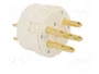 HARTING Conector M23 macho de 6 pines para aplicaciones industriales
