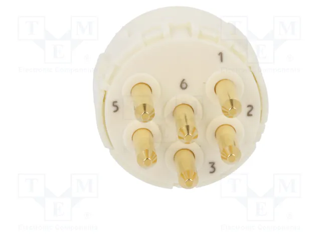HARTING Conector M23 macho de 6 pines para aplicaciones industriales