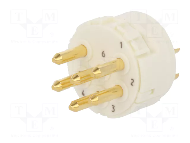 HARTING Conector M23 macho de 6 pines para aplicaciones industriales