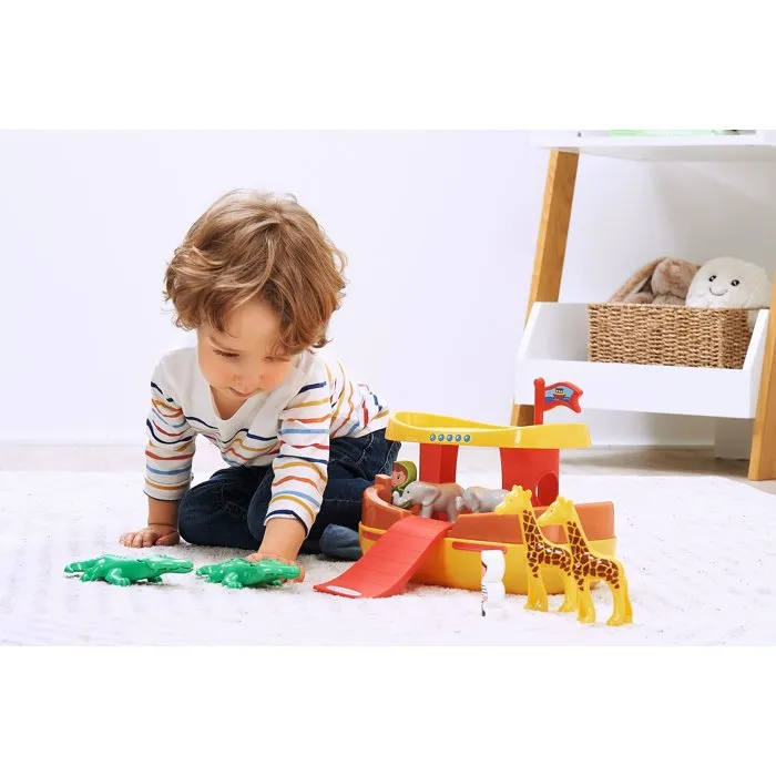 Ecoiffier Arca de Noé ABR3280250030072 Construcción con Ladrillos para Niños de 18 Meses en Adelante Fabricado en Plástico Resistente