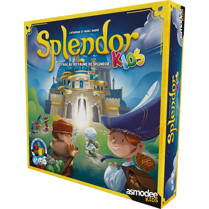 Asmodee Juego de Mesa Splendor Kids, Multicolor, para 1 o mas jugadores, Edad 4-8 anos, en Frances