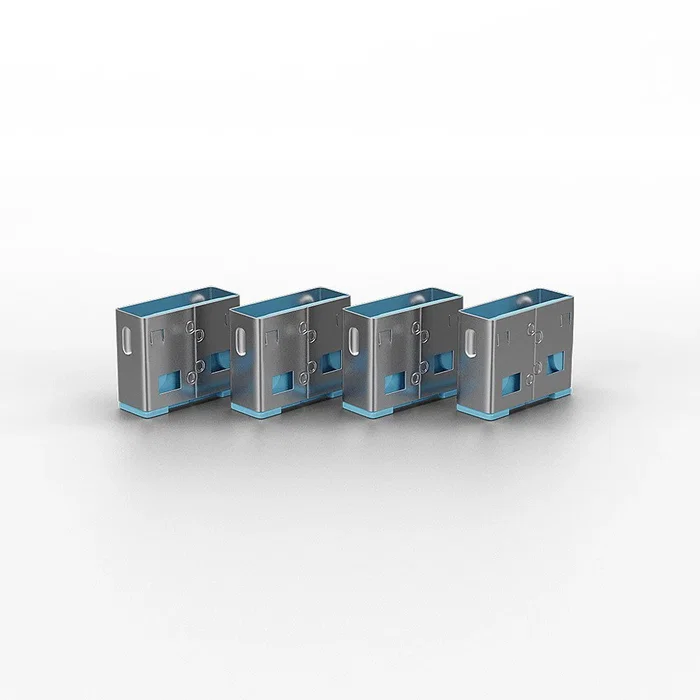 Lindy Bloqueador de Puerto USB Tipo A, Pack de 10, Azul Lindy Bloqueador de Puerto USB Tipo A, Pack de 10, Azul