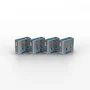 Lindy Bloqueador de Puerto USB Tipo A, Pack de 10, Azul