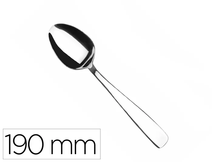 JAY Cuchara de mesa serie Hotel en acero inoxidable plata JAY Cuchara de mesa serie Hotel en acero inoxidable plata