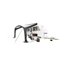 Baya Sun Parasol Inflable BAY3700628274797 Ombréa Air - Montaje Rápido con Un Punto de Inflado, Techo Resistente al Calor Gris Claro