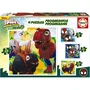 Educa Puzzles Progresivos Dino Spidey EDU8412668203433 - 12+16+20+25 piezas