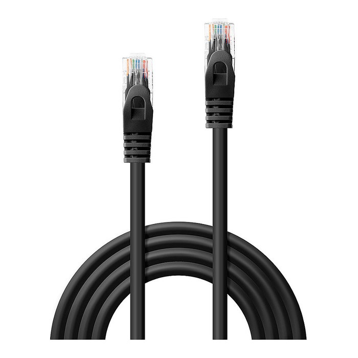 LINDY Patchkabel 48193 Cat6 U/UTP 2m Negro | Cable de Red RJ-45 para 10/100/1000Base-T(X), 250 MHz, Blindaje UTP, Conductores CCA LINDY Patchkabel 48193 Cat6 U/UTP 2m Negro | Cable de Red RJ-45 para 10/100/1000Base-T(X), 250 MHz, Blindaje UTP, Conductores CCA