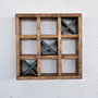 Hanah Home Estantería de Pared Raf297 Madera Maciza Decorativa 42.5 cm