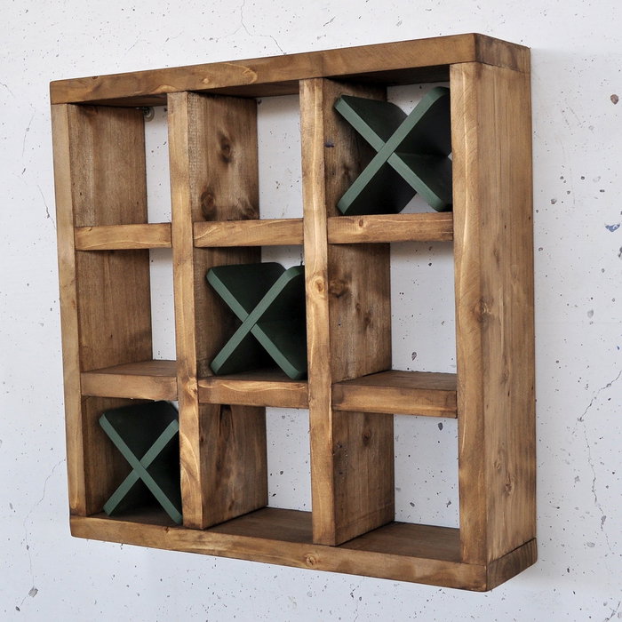 Hanah Home Estantería de Pared Raf297 Madera Maciza Decorativa 42.5 cm Hanah Home Estantería de Pared Raf297 Madera Maciza Decorativa 42.5 cm