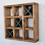 Hanah Home Estantería de Pared Raf297 Madera Maciza Decorativa 42.5 cm