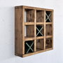 Hanah Home Estantería de Pared Raf297 Madera Maciza Decorativa 42.5 cm