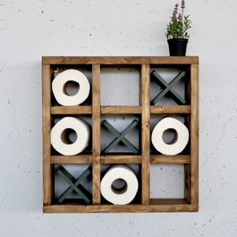 Hanah Home Estantería de Pared Raf297 Madera Maciza Decorativa 42.5 cm