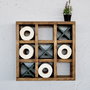 Hanah Home Estantería de Pared Raf297 Madera Maciza Decorativa 42.5 cm