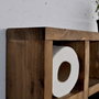 Hanah Home Estantería de Pared Raf297 Madera Maciza Decorativa 42.5 cm