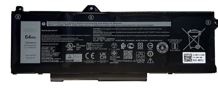 Dell Batería de 64WHr, 4 Celdas, Iones de Litio Dell Batería de 64WHr, 4 Celdas, Iones de Litio