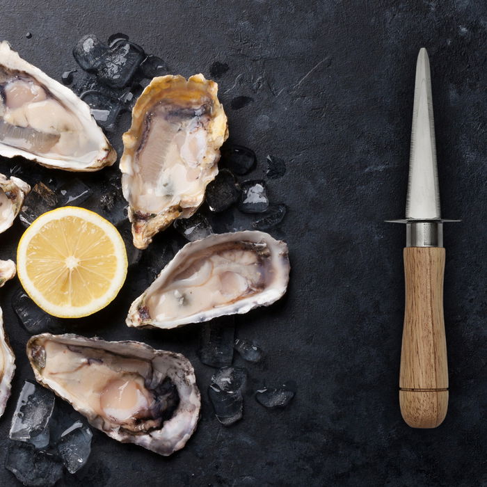 Cook Concept Cuchillo Ostras Table En Fête Metal