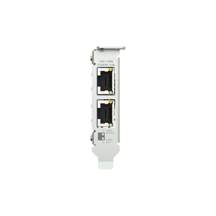 QNAP QXG-10G2T Adaptador y Tarjeta de Red Ethernet 10 GbE con 2 puertos RJ45 QNAP QXG-10G2T Adaptador y Tarjeta de Red Ethernet 10 GbE con 2 puertos RJ45