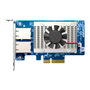 QNAP QXG-10G2T Adaptador y Tarjeta de Red Ethernet 10 GbE con 2 puertos RJ45