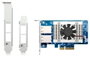 QNAP QXG-10G2T Adaptador y Tarjeta de Red Ethernet 10 GbE con 2 puertos RJ45