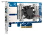 QNAP QXG-10G2T Adaptador y Tarjeta de Red Ethernet 10 GbE con 2 puertos RJ45